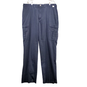 Dickies Mens Uniform Cargo Pants Blue Size 40UU Belt Loops Pockets